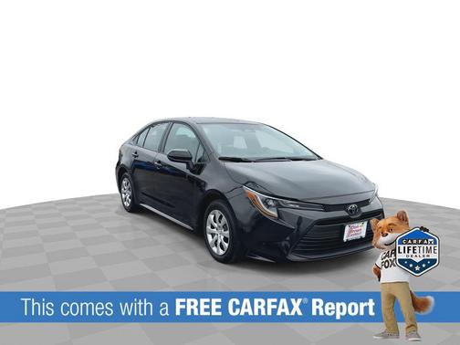 Midnight Black Metallic 2025 Toyota Corolla LE