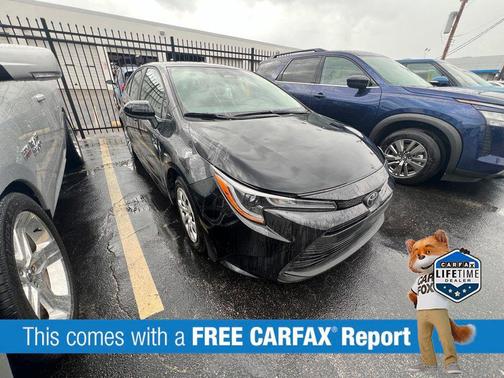 Midnight Black Metallic 2025 Toyota Corolla LE