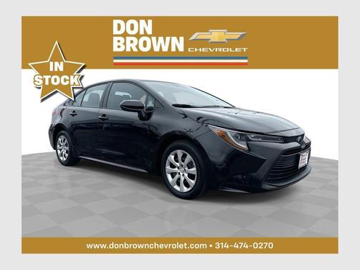 Midnight Black Metallic 2025 Toyota Corolla LE