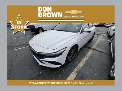 Serenity White 2024 Hyundai ELANTRA Limited
