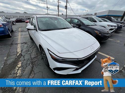 Serenity White 2024 Hyundai ELANTRA Limited