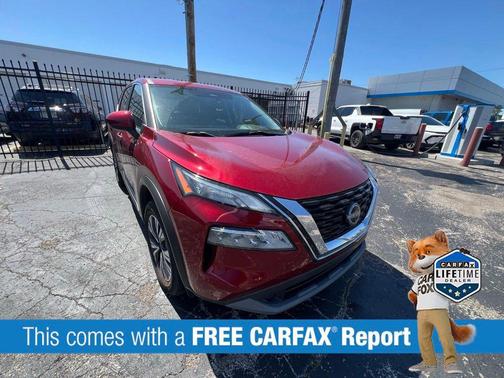 Scarlet Ember Tintcoat 2023 Nissan Rogue SV