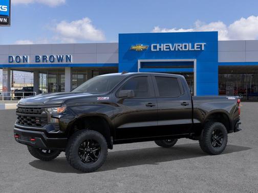 Black 2026 Chevrolet Silverado 1500 Custom Trail Boss