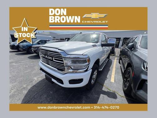Bright White Clearcoat 2024 RAM 2500 Laramie Crew Cab 4x4 6'4' Box
