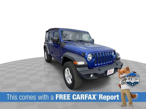 Ocean Blue Metallic Clearcoat 2018 Jeep Wrangler Unlimited Sport