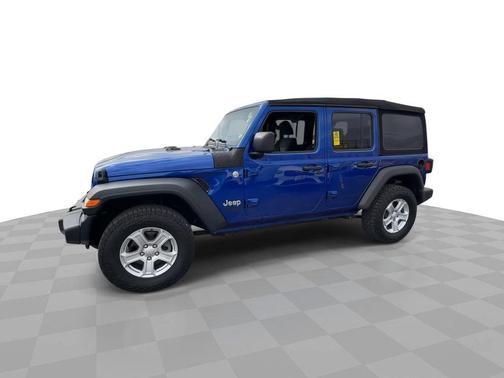 Ocean Blue Metallic Clearcoat 2018 Jeep Wrangler Unlimited Sport