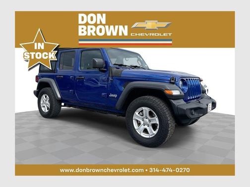 Ocean Blue Metallic Clearcoat 2018 Jeep Wrangler Unlimited Sport