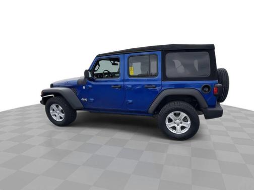 Ocean Blue Metallic Clearcoat 2018 Jeep Wrangler Unlimited Sport