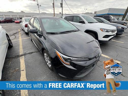 Midnight Black Metallic 2025 Toyota Corolla LE