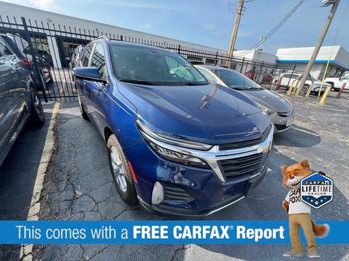 Blue 2022 Chevrolet Equinox 1LT