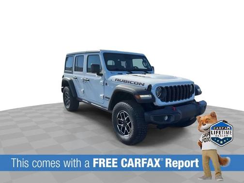 Bright White Clearcoat 2024 Jeep Wrangler Rubicon