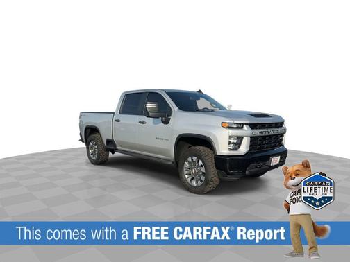 Silver Ice Metallic 2022 Chevrolet Silverado 2500 Custom