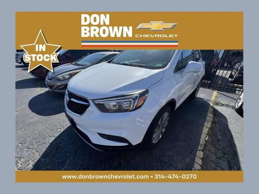 Summit White 2018 Buick Encore Preferred