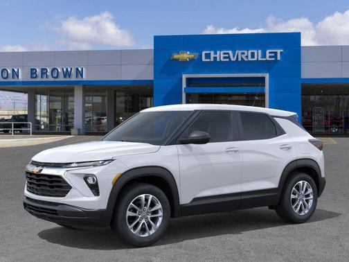 Summit White 2026 Chevrolet Trailblazer LS