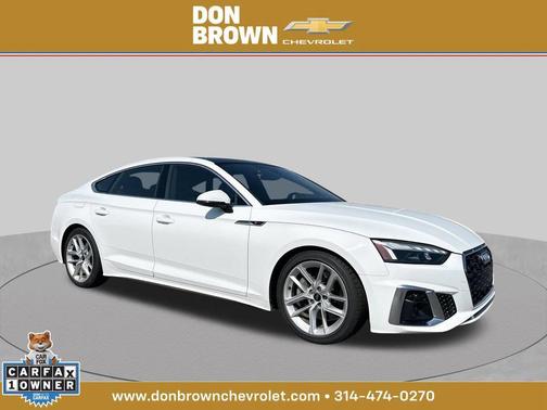 White 2024 Audi A5 Sportback 45 S Line Premium Plus