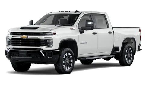 Summit White 2026 Chevrolet Silverado 2500 Custom