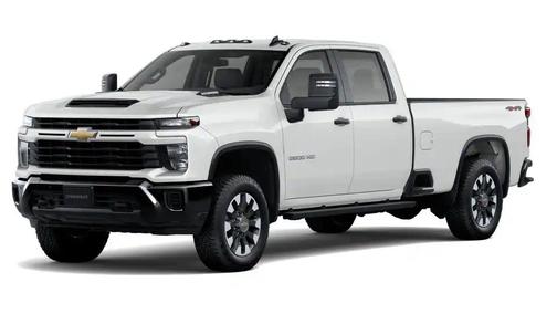 Summit White 2026 Chevrolet Silverado 2500 Custom