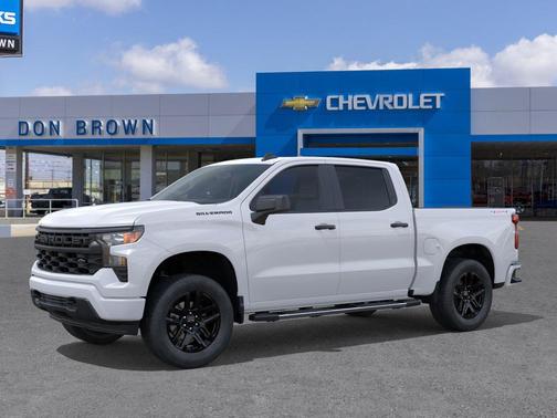 Summit White 2026 Chevrolet Silverado 1500 Custom