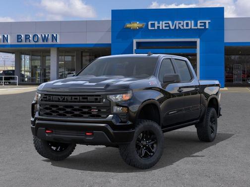 Black 2026 Chevrolet Silverado 1500 Custom Trail Boss
