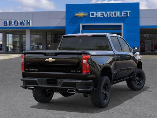 Black 2026 Chevrolet Silverado 1500 Custom Trail Boss