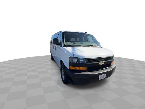 Summit White 2023 Chevrolet Express 3500 RWD 3500 Extended Wheelbase LS
