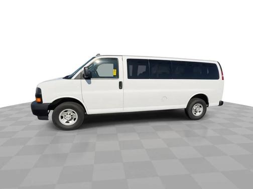 Summit White 2023 Chevrolet Express 3500 RWD 3500 Extended Wheelbase LS