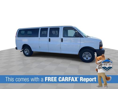 Summit White 2023 Chevrolet Express 3500 RWD 3500 Extended Wheelbase LS