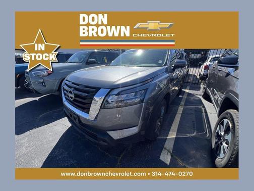 Gun Metallic 2024 Nissan Pathfinder SV FWD