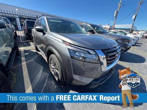 Gun Metallic 2024 Nissan Pathfinder SV FWD