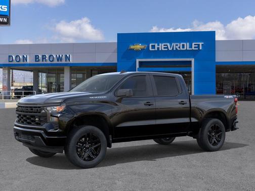 Black 2026 Chevrolet Silverado 1500 Custom