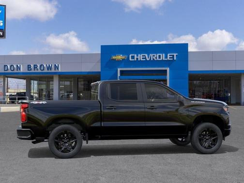 Black 2026 Chevrolet Silverado 1500 Custom