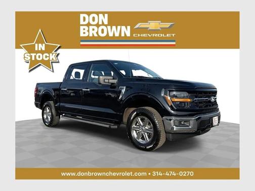 AGATE BLACK METALLIC 2025 Ford F-150 XLT
