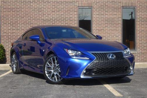Blue 2015 Lexus RC 350 Base