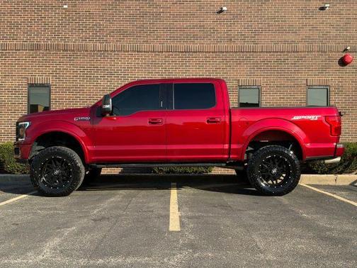 Red 2018 Ford F-150 XLT