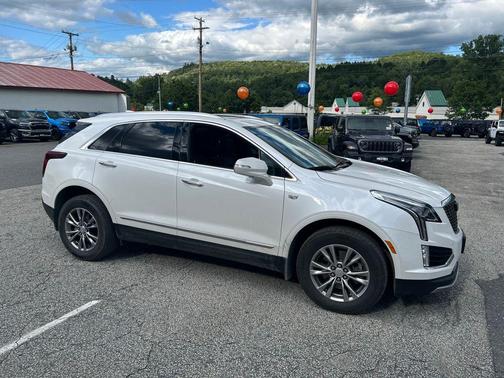 Crystal White Tri-Coat 2023 Cadillac XT5 Premium Luxury