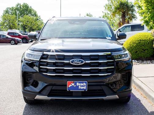AGATE BLACK METALLIC 2025 Ford Explorer ACTIVE
