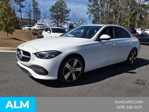 White 2025 Mercedes-Benz C-Class C 300