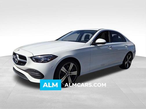 White 2025 Mercedes-Benz C-Class C 300