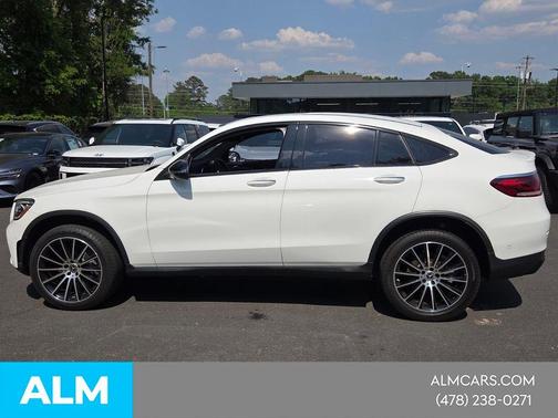 White 2022 Mercedes-Benz GLC 300 4MATIC Coupe