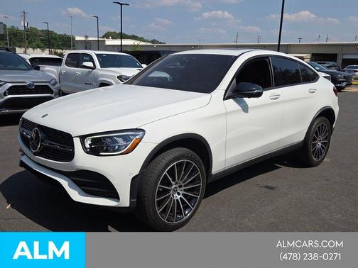 White 2022 Mercedes-Benz GLC 300 4MATIC Coupe