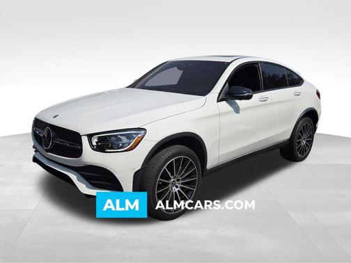 White 2022 Mercedes-Benz GLC 300 4MATIC Coupe