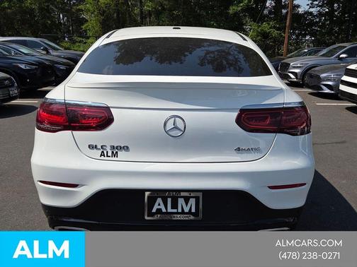 White 2022 Mercedes-Benz GLC 300 4MATIC Coupe