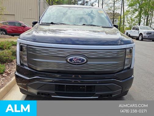 Blue Metallic 2023 Ford F-150 Lightning LARIAT