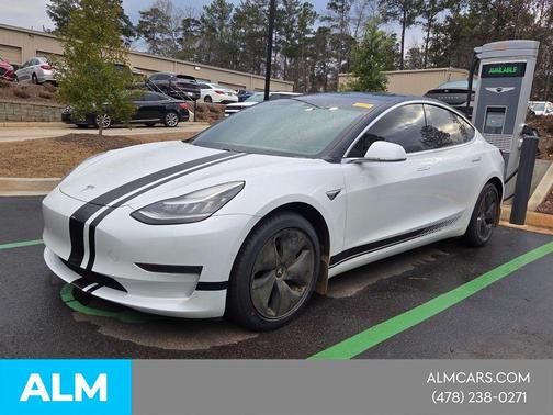 Pearl White Multi 2020 Tesla Model 3 Standard Range Plus