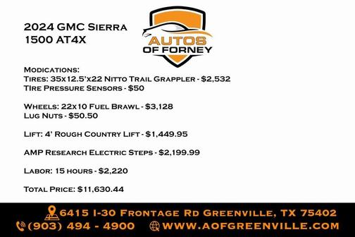 2024 GMC Sierra 1500 AT4X