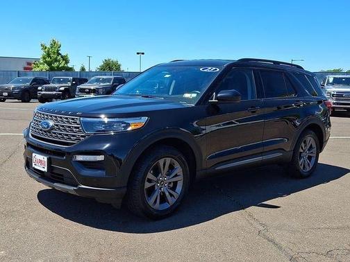 Black Metallic 2023 Ford Explorer XLT