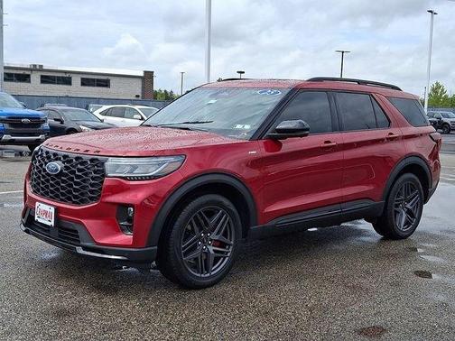 Red Metallic 2025 Ford Explorer ST-Line