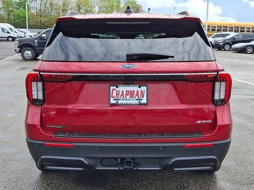Red Metallic 2025 Ford Explorer ST-Line