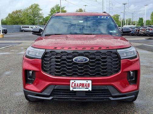 Red Metallic 2025 Ford Explorer ST-Line