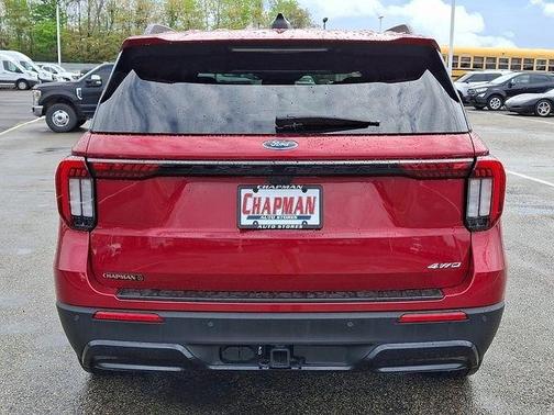 Red Metallic 2025 Ford Explorer ST-Line